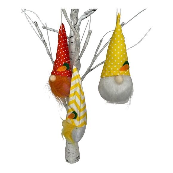 SET OF 3 EASTER GNOMES HANGING ORNAMENTS - Picture 3 of 5